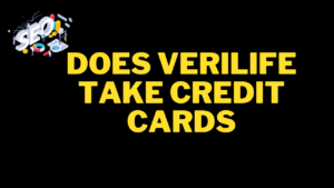does verilife take credit cards