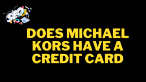 does michael kors have a credit card