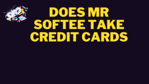 does mr softee take credit cards