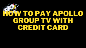 how to pay apollo group tv with credit card