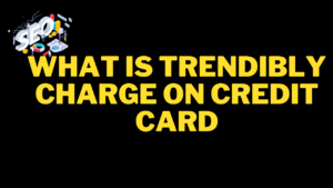 what is trendibly charge on credit card